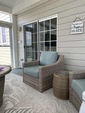 Customer photo for review titled "A beautiful rug!"