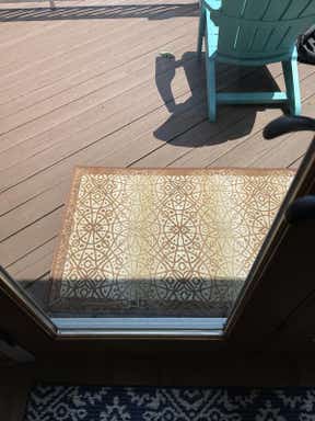 Customer photo for review titled "Pretty pattern and color"