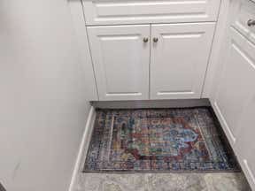 Customer photo for review titled "Gorgeous and Understated Rug"