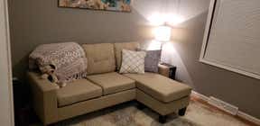 Customer photo for review titled "Great area rug for small nursery bedroom. I ❤️ it"