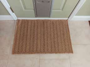 Customer photo for review titled "Great Door Rug"