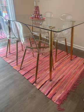 Customer photo for review titled "Love this rug!"