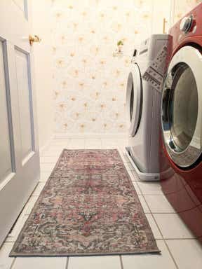 Customer photo for review titled "Beautiful runner rug"