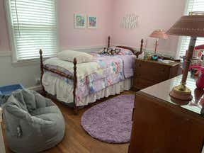 Customer photo for review titled "Cutest rug ever"