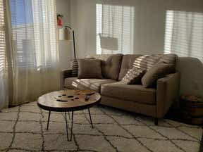Customer photo for review titled "Beautiful shag rug"