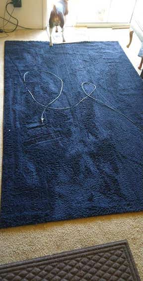Customer photo for review titled "Thick and soft"