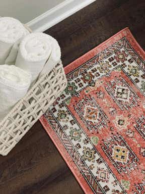 Customer photo for review titled "Love this rug!"