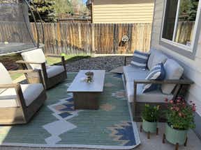 Customer photo for review titled "Beautiful rug!"