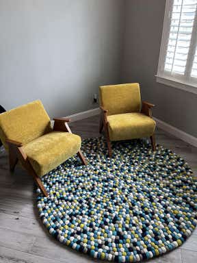 Customer photo for review titled "We love this rug!!"
