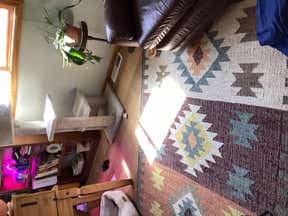 Customer photo for review titled "Throw rug"