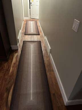 Customer photo for review titled "Hall runners"