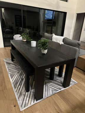 Customer photo for review titled "Gorgeous high quality cowhide"