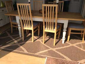 Customer photo for review titled "Excellent rug"