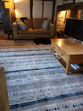 Customer photo for review titled "My beautiful rug"