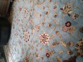 Customer photo for review titled "Beautiful rug and even better price!"