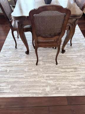 Customer photo for review titled "Perfect for casual family room or formal settings."