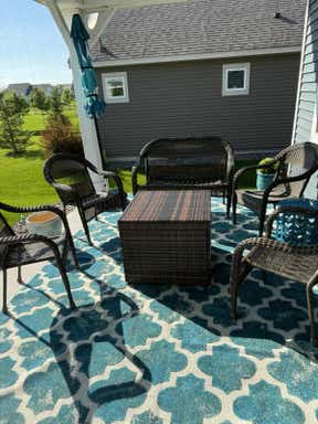 Customer photo for review titled "Beautiful rug"