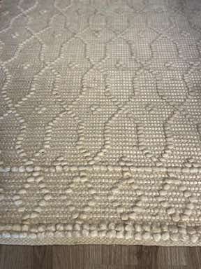 Customer photo for review titled "Ivory Hand Woven Larsa Jute Rug"