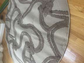 Customer photo for review titled "Damage from being folded"