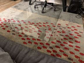 Customer photo for review titled "Nice design, but inaccurate colors and defective workmanship"