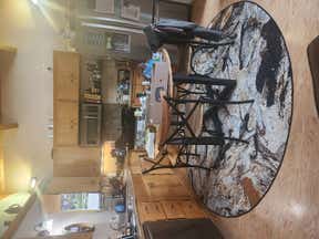 Customer photo for review titled "Marble Modern Rugs"