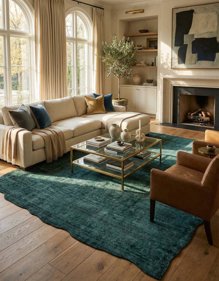 Detail image of 9' 10 x 12' 6  Hand Knotted Ultra Vintage Persian Wool Rug