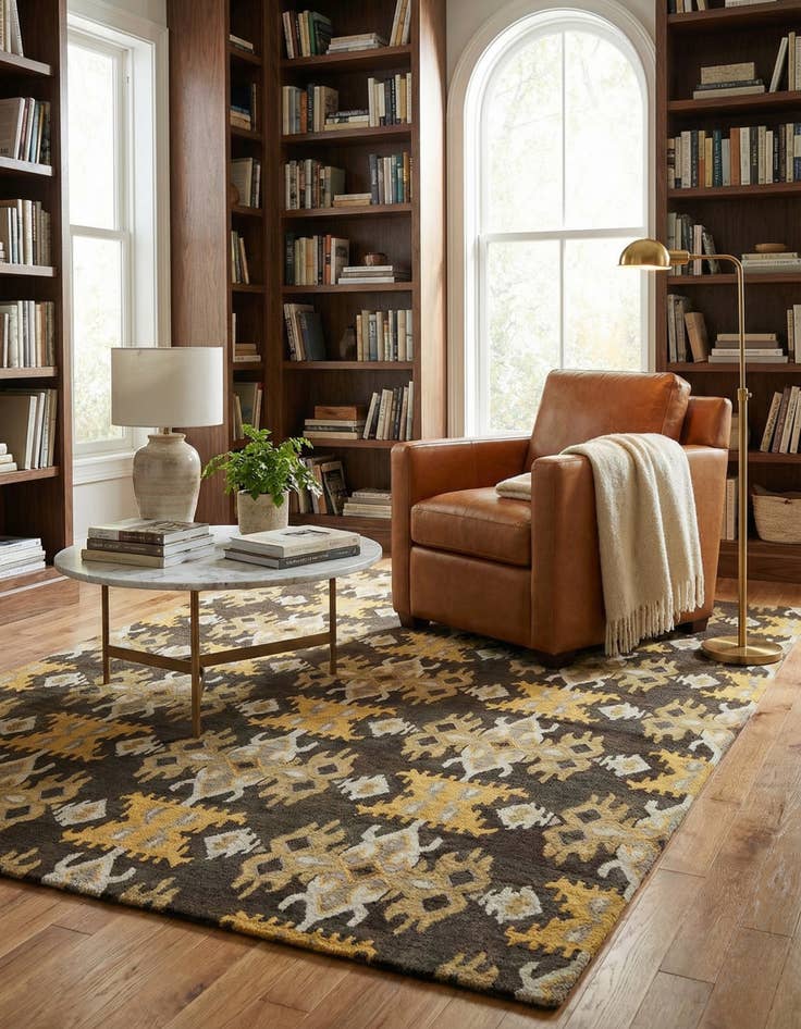 Detail image of  8' x 10' 1 Luna Wool Rug