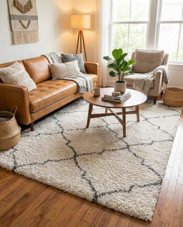  5' x 8' Moroccan Shag Rug