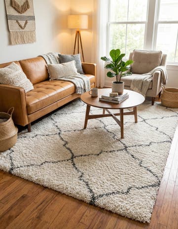 5' x 8' Moroccan Shag Rug