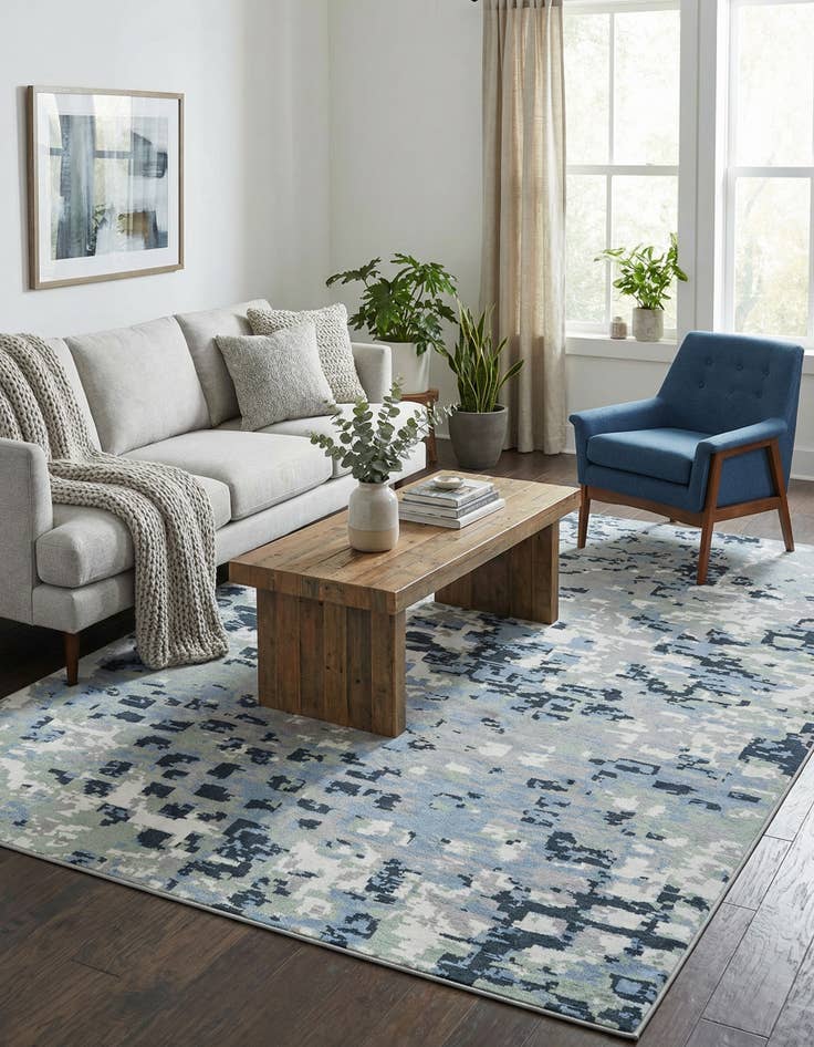 Detail image of 9' x 12' Kamala Washable Rug