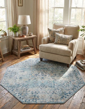 4' x 4' Newport Octagon Rug