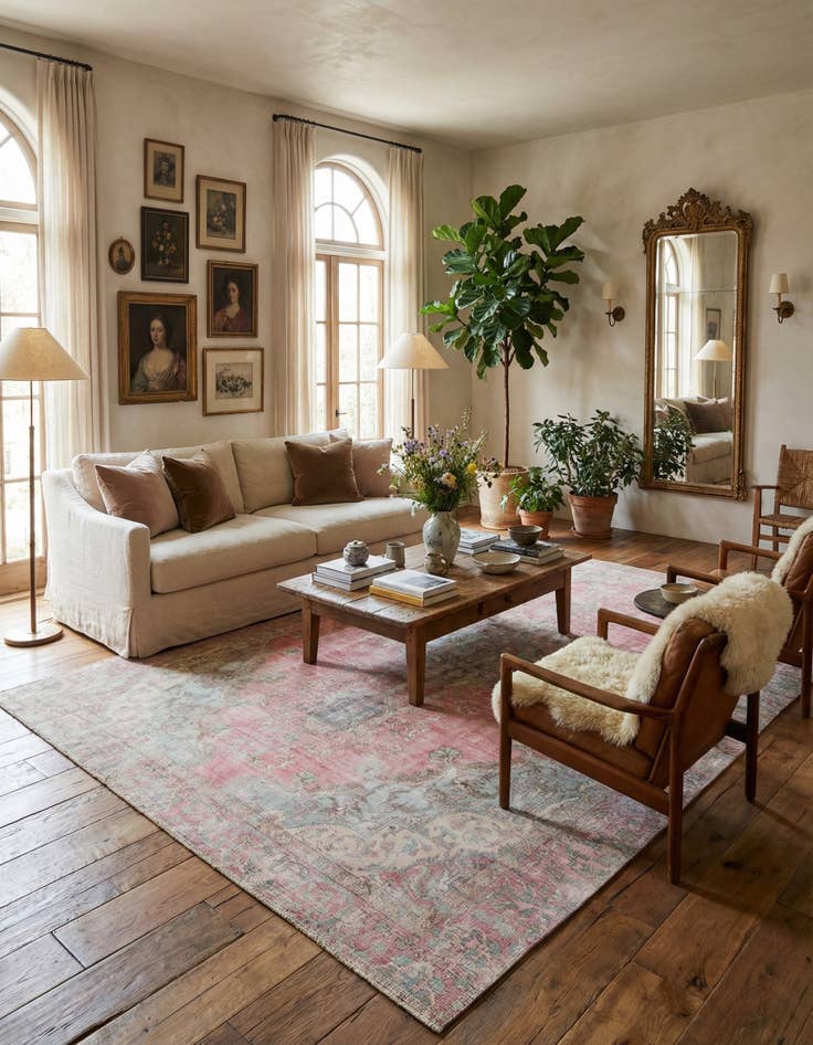 Detail image of  8' 7 x 12' 4  Hand Knotted Ultra Vintage Persian Wool Rug