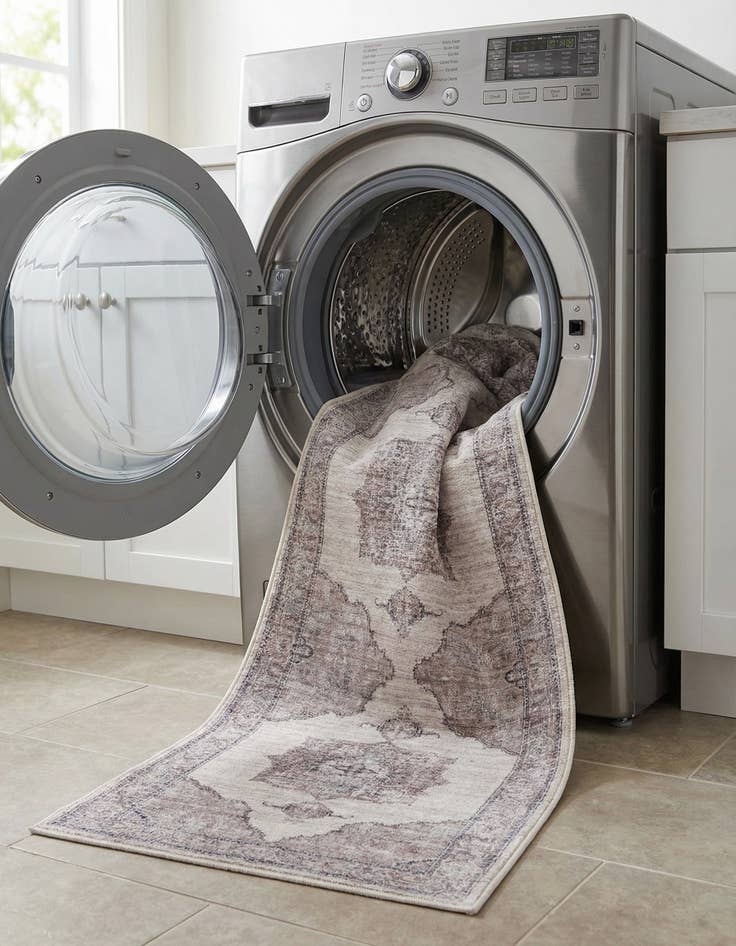 Detail image of  2' 7 x 12'  Washable Mangata Runner Rug