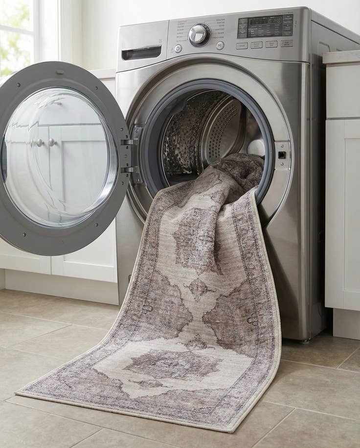 Detail image of 2' 7 x 12' Washable Mangata Runner Rug