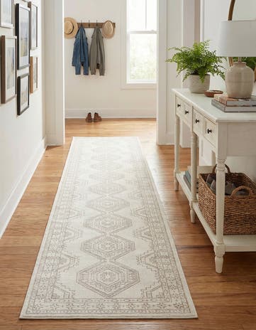 Ivory Charlotte Runner Rug