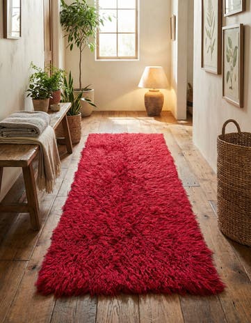 2' 5 x 7' 1 Hand Knotted Moroccan Wool Runner Rug