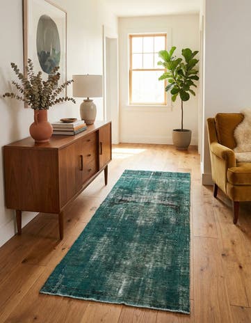 3' x 7' 7 Hand Knotted Ultra Vintage Persian Wool Runner Rug