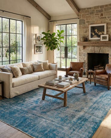  9' 3 x 12' 1  Hand Knotted Ultra Vintage Persian Wool Rug