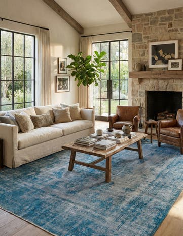 9' 3 x 12' 1 Hand Knotted Ultra Vintage Persian Wool Rug