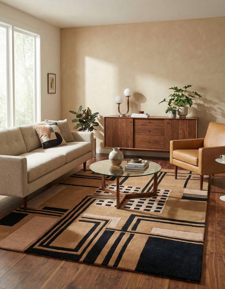 Detail image of 5' 1 x 7' 10 Luna Rug