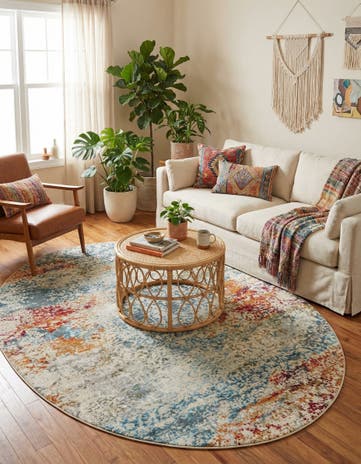 7' 10 x 10' Santiago Oval Rug