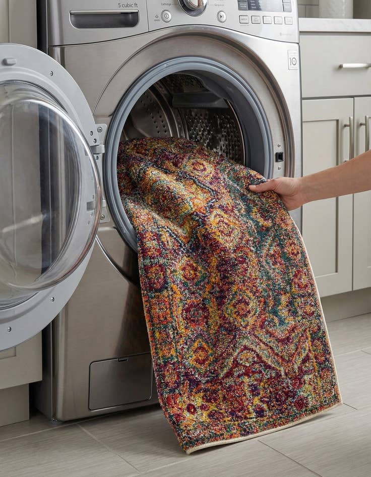 Detail image of  2' 2 x 6'  Washable El Paso Runner Rug