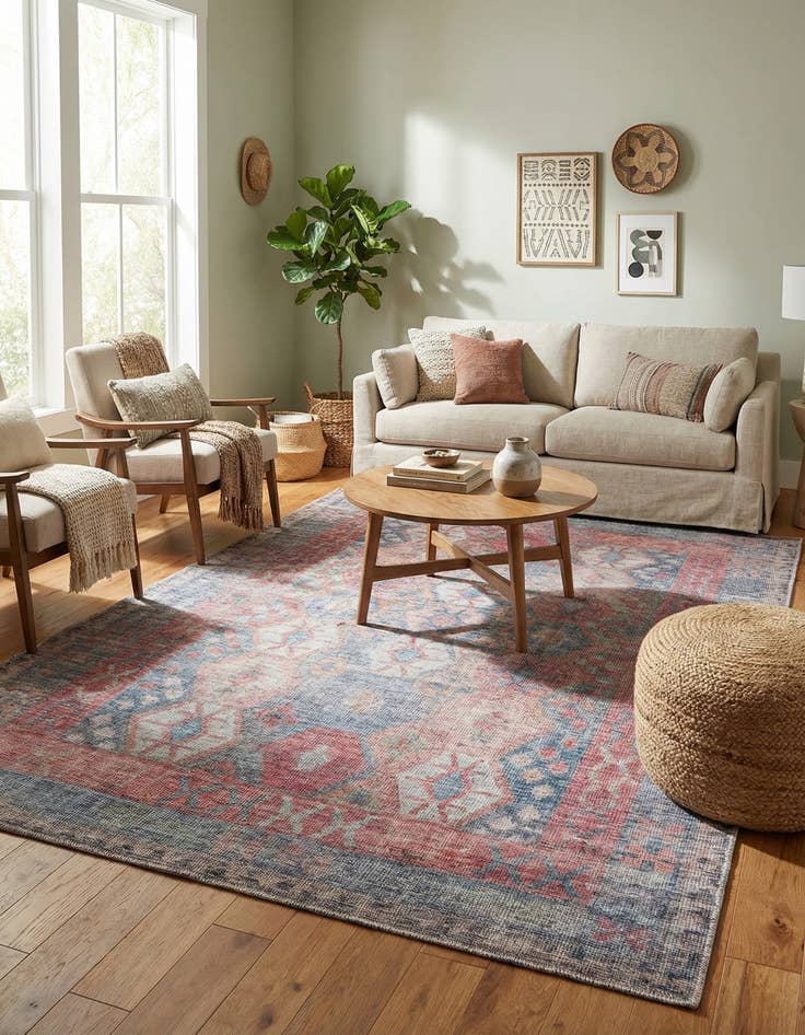 Detail image of 5' 3 x 8' Washable Sisu Rug