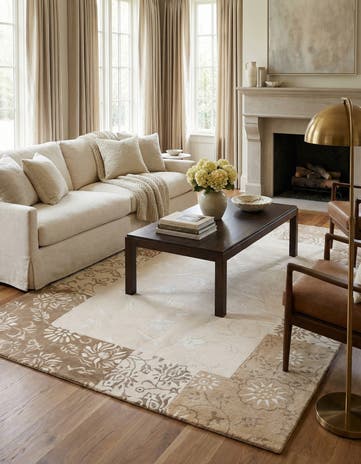5' 9 x 8' Hand Knotted Darya Wool Rug