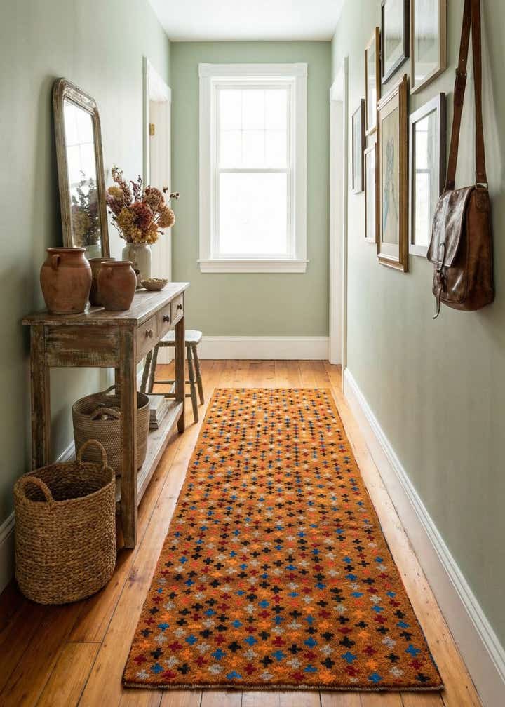 2' 8 x 9' 9 Hand Knotted Balouch Wool Runner Rug