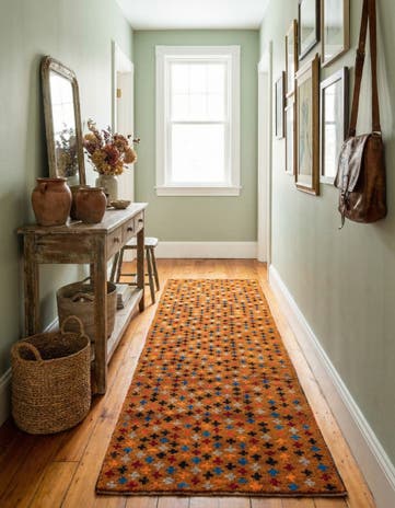 2' 8 x 9' 9 Hand Knotted Balouch Wool Runner Rug