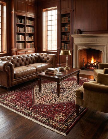 4' 9 x 6' 4 Abadeh Rug