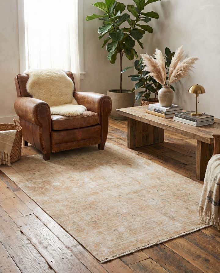 3' 1 x 4' 7 Hand Knotted Ultra Vintage Persian Wool Rug