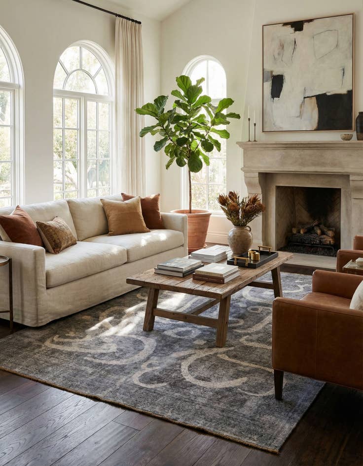 Detail image of 9' 7 x 12' 4  Hand Knotted Ultra Vintage Persian Wool Rug