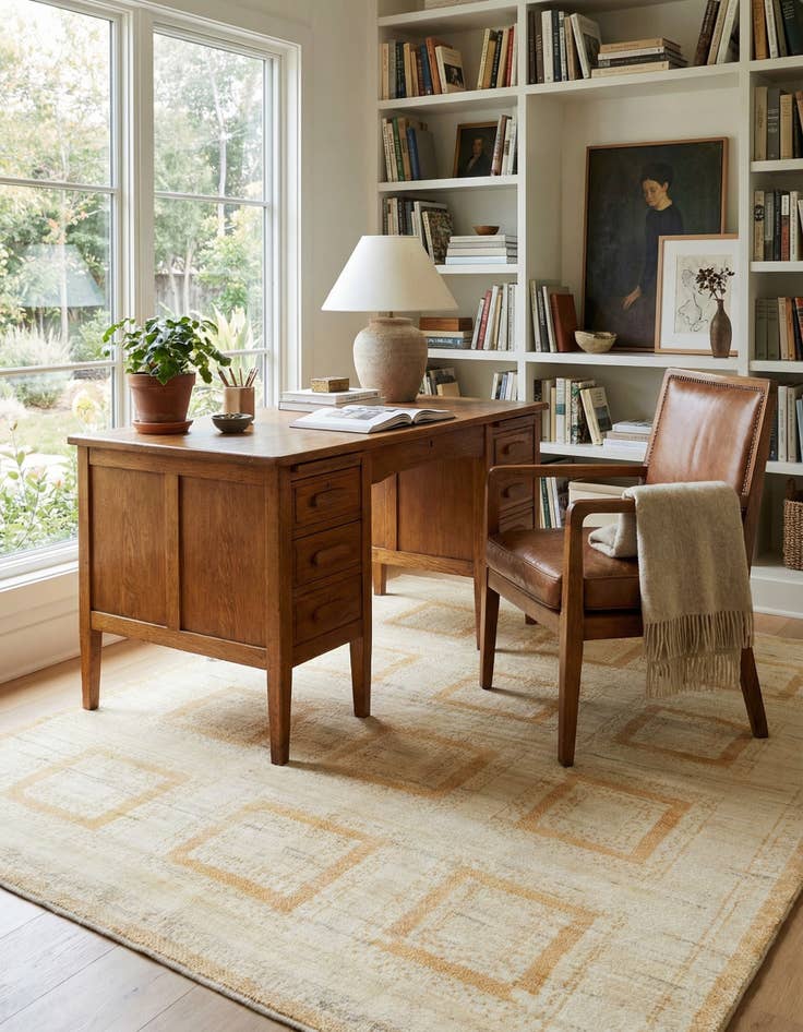 Detail image of  5' 2 x 6' 3  Hand Knotted Kashkuli Gabbeh Wool Rug